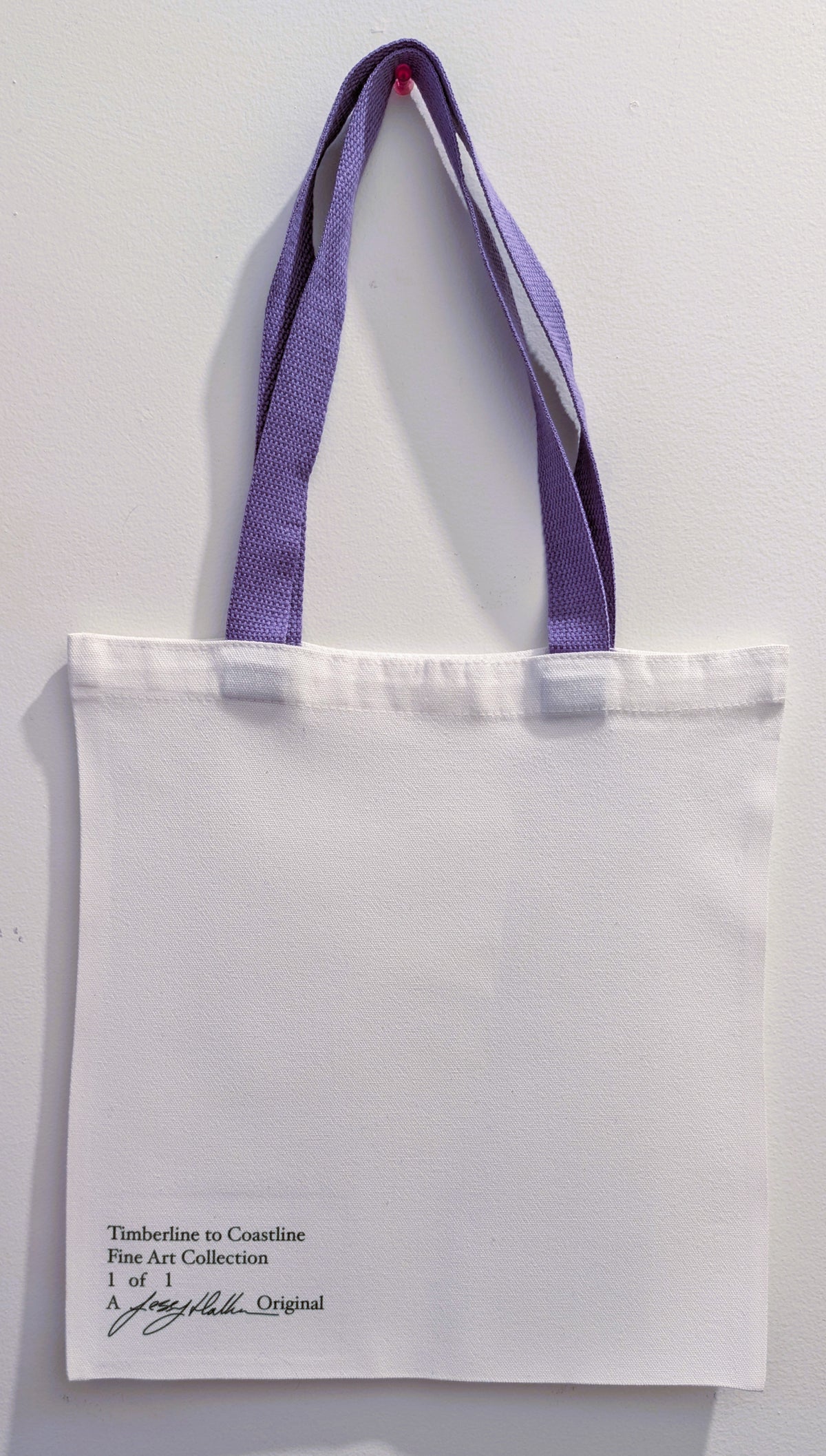 1 of 1 Original Sustainable Artwork Canvas Tote Bag - Mountain Lambs